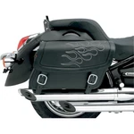 Saddlemen Large Highwayman Tattoo Saddlebags W/silver Flames X021-05-0413. Fixed Price $260.06.