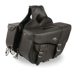 Milwaukee Leather 665 Large Braided Zip-off Pvc Throw Over Motorcycle Saddlebags. Fixed Price $139.99.
