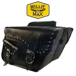 Willie & Max 58750-01 Ranger Studded Slant For Luggage Saddlebags. Fixed Price $198.84.