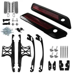 One Touch Opening Saddlebag Latch Lids Hardware Cover Kit For 2014-2022 Harley. Fixed Price $59.00.