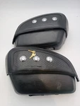 Harley-davidson Flstn Softail Deluxe Oem Locking Rigid Leather Saddlebags W/ Key. Fixed Price $247.00.