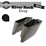 River Rock Gray Extended Stretched Saddlebag Fits Harley Touring 2014+. Fixed Price $699.00.