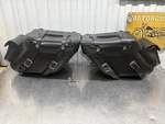 Leatherworks Deluxe Wide Angle Saddlebags For Harley-davidson Crossbones. Fixed Price $249.00.