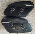 Oem Harley Davidson Road Classic Leather Locking Saddlebags 1998-2013. Fixed Price $200.00.
