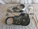 139-27 2000 Harley Davidson Flstc Twincam Primary Case Covers Inner/out. Fixed Price $170.00.
