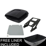 Chopped Pack Trunk &base Plate Mount Rack Fit For Harley Touring 2014-2026 Black. Fixed Price $239.99.