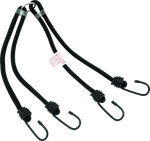 Bikemaster 24IN Heavy Duty 4-HOOK Bungee Black. Fixed Price $17.49.