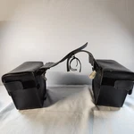 Willie And Max Synthetic Leather Black Saddle Bags Model SB830. Fixed Price $79.99.