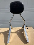 Yamaha Quick Release Backrest Kit V-star 950 Or 1300 W/ Hardware &high Bar. Fixed Price $359.00.