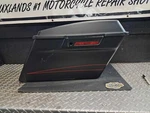 Harley Davidson Right Saddlebag Black Denim W/red Stripe 90200414. Fixed Price $180.00.