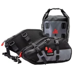 Tusk Traverse Pannier Bags With X-small Dry Duffel Tail Black/grey. Fixed Price $138.99.