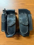 Harley Davidson Road King Saddlebag Guard Bags And Water Bottle Holder. Fixed Price $99.95.
