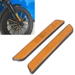 Pair Front Fork Reflectors Harley Touring Lower Legs Sliders Dyna Glide. Fixed Price $14.41.