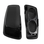 Vivid Black Dual 6X9" Speaker Lids For 2014+ Harley Touring. Fixed Price $99.99.