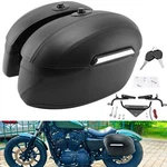 Black Hard Saddlebags Brackets For Harley Sportster 883 1200 2004-UP. Fixed Price $293.54.