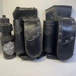 2 Harley Davidson Lh Saddlebag Guard W/ Water Bottle Holder & Road King. Fixed Price $87.50.