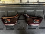 Honda CB750 Custom Side Cover Set 79 80 81 82 Original Paint Pinstripe Emblems. Fixed Price $200.00.