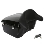 13.7" King Pack Trunk W/ Backrest Key For Harley Davidson Touring Models 97-13. Fixed Price $234.99.