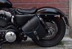Saddle Bag For Harley Davidson Sportster 1200 883,48,72, Xl Italian Leather. Fixed Price $270.00.