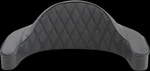 Black Viny Double Diamond Stitch King Tour Pak Harley Road Custom 04-07. Fixed Price $386.95.