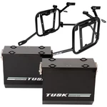 Tusk Aluminum Panniers With Racks V2 Large Black For Kawasaki Klr 650. Fixed Price $489.88.