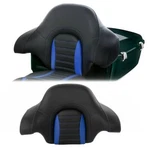 Black Blue King Chopped Trunk Backrest Pad Fit For Harley Electra Glide 14-24 19. Fixed Price $159.99.