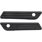 Arlen Ness 03-603 Black 10-GAUGE Saddlebag Hinge Latch Covers For Touring 14-20. Fixed Price $170.95.