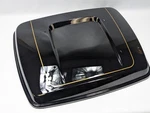 2014-2023 Harley-davidson Tour Pak Lid Vivid Black W/ Gold Pinstripe Flhtk Flt. Fixed Price $350.00.