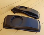 6X5 Round Speaker Lids For Harley Davidson Touring Baggers 1996-2013. Fixed Price $110.00.