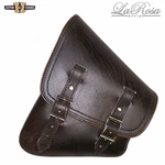 Custom Chrome Brown Left Side Solo Saddlebag Fit For Harley Softail Rigid Frame. Fixed Price $89.99.