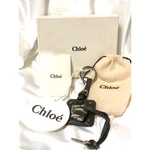 Auth Chlo Paddington Leather Key Ring Padlock Charm Khaki W/ Box & Dust Bag. Fixed Price $166.47.