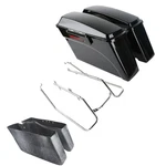 Black Hard Saddlebags &conversion Bracket Fit For Harley Dyna Switchback 2008-17. Fixed Price $279.99.