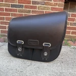 Triumph Bonneville Bobber & Speedmaster Wax Cotton Pannier, Black, Rh - A9518292. Fixed Price $192.00.