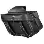 Milwaukee Leather 8320 Black Pvc 'studded' Throw Over Motorcycle Saddlebags. Fixed Price $139.99.
