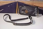 Hipster Bag Bone Mountain Ii Black Orange Logo 3 Pocket Zippered Lined 595201 P8. Fixed Price $53.99.