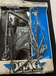 Drag Specialties Chrome Saddlebag Supports For 82- 00 Fxr Model DS-110851. Fixed Price $95.00.