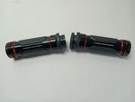 Harley-davidson 2008 Cvo FLHTCUSE3 Adversary Hand Grips Orange & Black 56100544. Fixed Price $119.00.