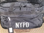 Nypd Duffel Bag Black 24L 16W Zippered Compartments, Name/address Tag Attached. Fixed Price $199.95.