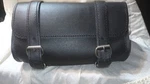 Decade Black Leather Motorcycle Handlebar Bag #65440. Fixed Price $25.00.