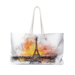 Parisian Dream Weekender Bag, Travel Tote, Vacation Carryall, Stylish. Fixed Price $51.68.