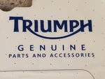 New Oem Triumph Saddle Bag Classic Large Kit A9528028 Nos. Fixed Price $498.88.