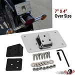 License Plate Laydown Mounting Bracket Kit For Harley Sportster Dyna Softail. Fixed Price $24.05.