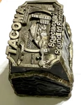 Tacoma Sound To Summit 3D Pewter Metal Belt Buckle 1983 Made Usa Vintage. Fixed Price $25.00.