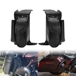 1 Pair Black Saddlebag Guard Bags Water Bottle Holders For Harley Touring King. Fixed Price $60.69.