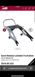 Trunk Frame Indian 111 Ci Roadmaster 1020560-156 Detachable Tour Pack Mount X3. Fixed Price $349.99.