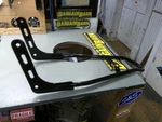 Motherwell MWL156T18-GB-WP One-piece Sissy Bars, Gloss Black- No Pad Hdwr. Fixed Price $179.99.