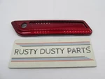 Harley Oem Nos Left Saddlebag Latch Faceplate, Velocity Red Sunglow 90200983DZT. Fixed Price $79.99.