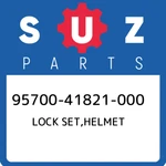 95700-41821-000 Suzuki Lock Set,helmet 9570041821000, New Genuine Oem Part. Fixed Price $104.75.