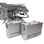Tusk Aluminum Panniers With Racks V2 Large Silver For Suzuki Dr-z 400. Fixed Price $489.88.