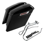 5" Stretched Saddlebag Speaker Lids Bracket Fit For Harley Softail Deluxe 84-17. Fixed Price $339.99.